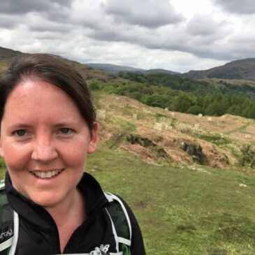 Dr. Maggie Parke greets you from the green hills of Wales. She's got an outdoorswoman's tan, swept-back dark hair, and a cheerful apple-cheeked smile.