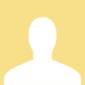 Author placeholder, just a human face and torso white silhouette on a yellow BG.